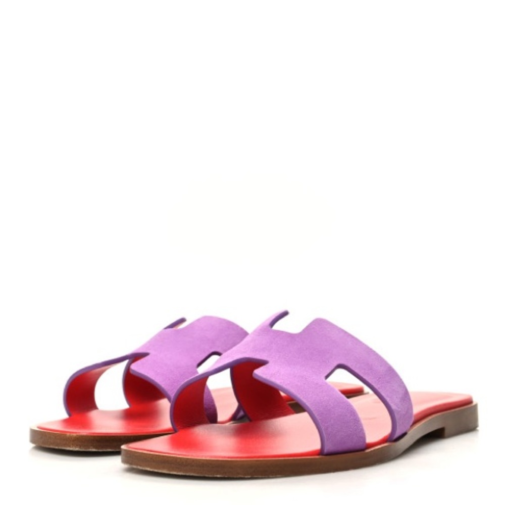 Hermes Purple and Red Sandals - Picture 3 of 9